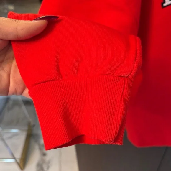 ❤️ ROTATE SUNDAY
Iris logo-embroidered organic cotton-jersey sweatshirt like NEW - Picture 12 of 17